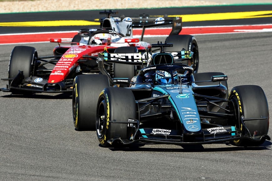 Formula One F1 - United States Grand Prix - Circuit of the Americas, Austin, Texas, U.S. - October 23, 2026
Mercedes' George Russell during practice IMAGN IMAGES via Reuters/Michael Johnson