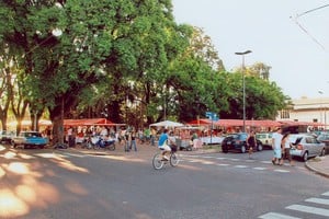 Para Lionel Messi la plaza José Hernández es la elegida por su cercanía con la zona donde estaba la casa de la infancia del ex capitán de la Selección en el extremo sur de la ciudad.