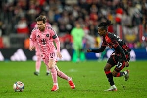 Lionel Messi ingresó durante el segundo tiempo en la derrota de Inter Miami ante New York Red Bulls. Foto: Reuters