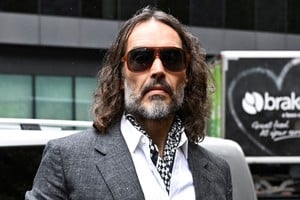 Russell Brand, este lunes en la corte de Londres. Reuters.