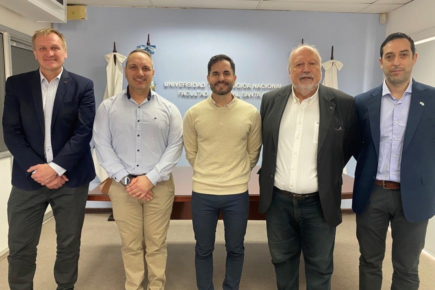 Alejandro Tóffolo (decano), Javier Acosta, Marcos Benegas, Rudy Grether y Pablo Marelli. Foto: Gentileza