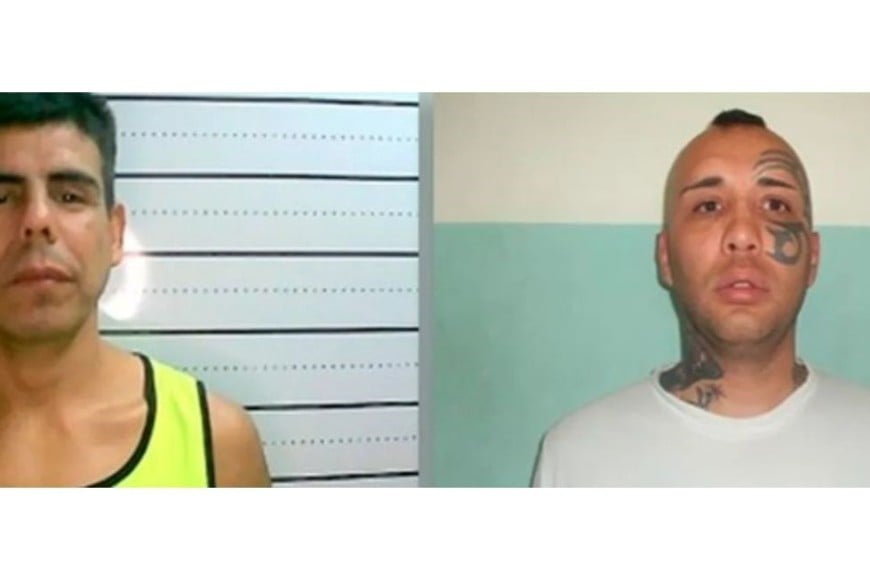 Los dos presos que tomaron de rehén a un penitenciario en Mendoza.