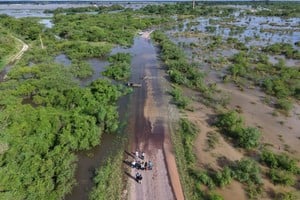 Crecida del Paraná: hay evacuados y autoevacuados en el departamento General Obligado. Fotos: Gentileza Darío Enzo Yacuzzi