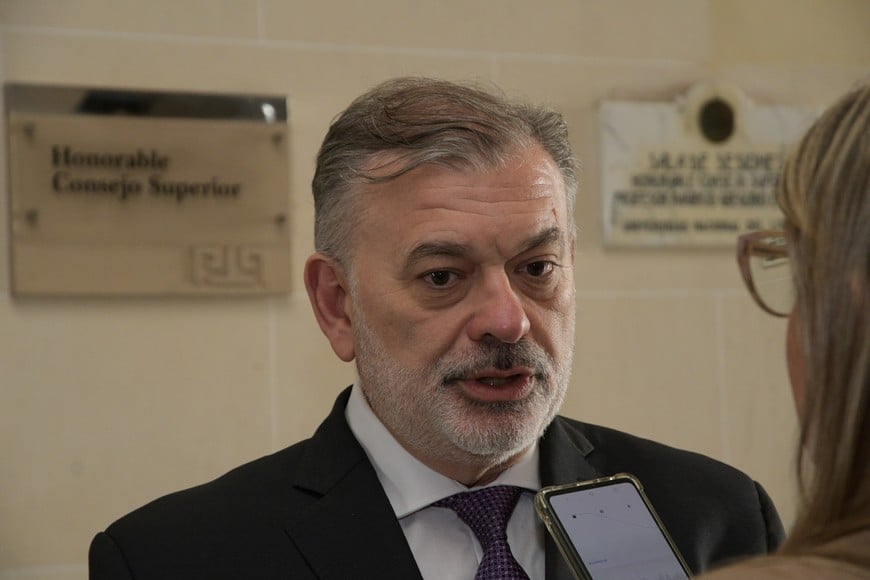 El secretario general de UNL, Sergio Cosentino, dijo que la intención de duplicar la cantidad de plenarios y trabajar en comisiones. Foto. Manuel Fabatía