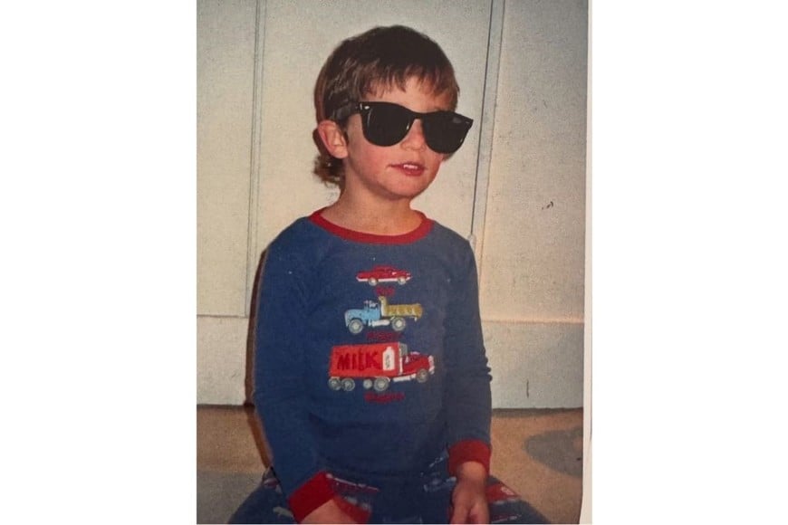 Valentín Yankelevich, nieto de Cris Morena y Gustavo Yankelevich, abrió el álbum familiar con una tierna foto de su infancia.