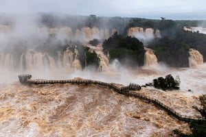 El circuito permite observar distintos saltos y sectores de las Cataratas desde pasarelas elevadas.
