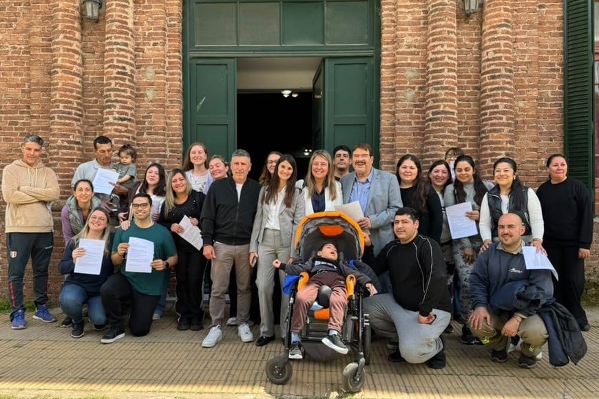 Bigand: sortearon 20 viviendas que tienen un avance de obra del 80 %