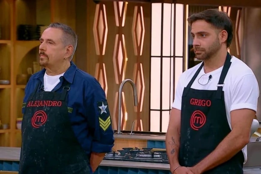 Grego Rossello le ganó el mano a mano a Alejandro Lerner en MasterChef Celebrity.