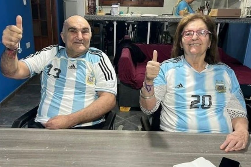 Los padres del DT del seleccionado nacional.