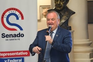La actividad se realizó este jueves 29, en el hall central de la Legislatura de Santa Fe. Foto: Flavio Raina