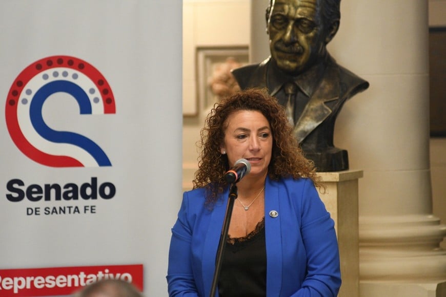 Victoria Capoccetti este jueves en Senado. Crédito: Flavio Raina