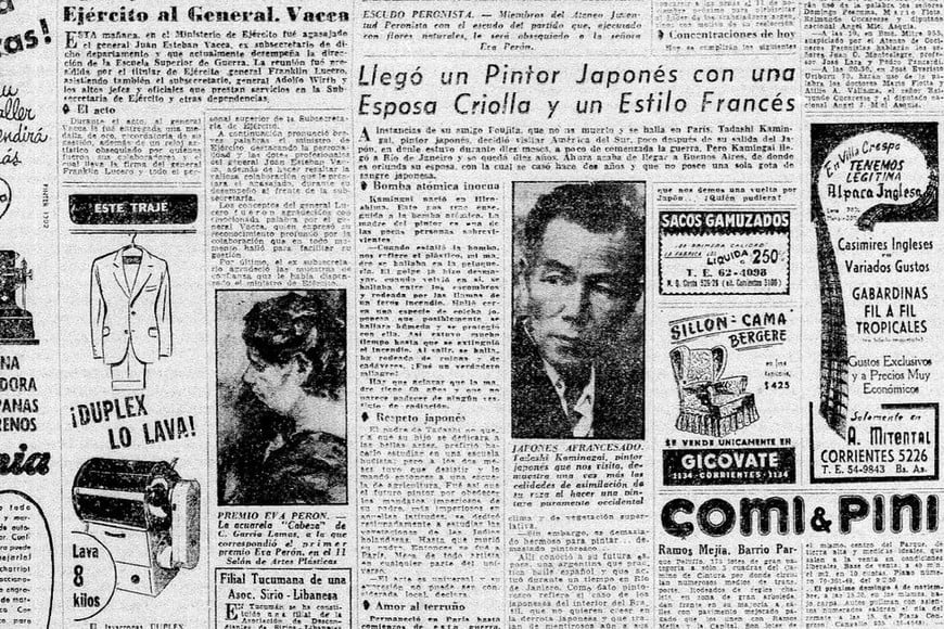 Un recorte de octubre de 1951. Foto: Archivo Diario Crítica