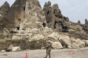 el incidente tuvo lugar a las 15:15 en el museo al aire libre de Göreme.