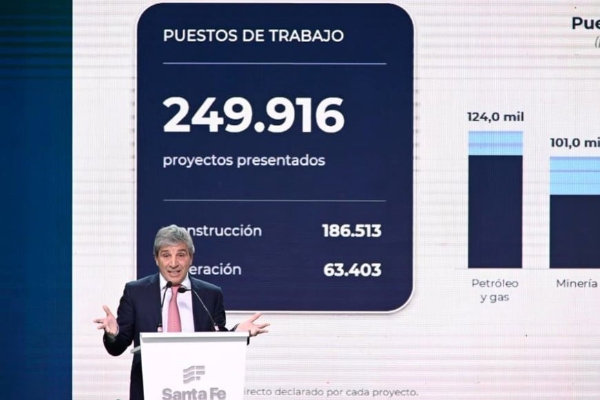El Gobierno informó que hay 30 proyectos aprobados por unos US$ 80.000 millones en el marco del régimen de inversiones. Créditos: Marcelo Manera