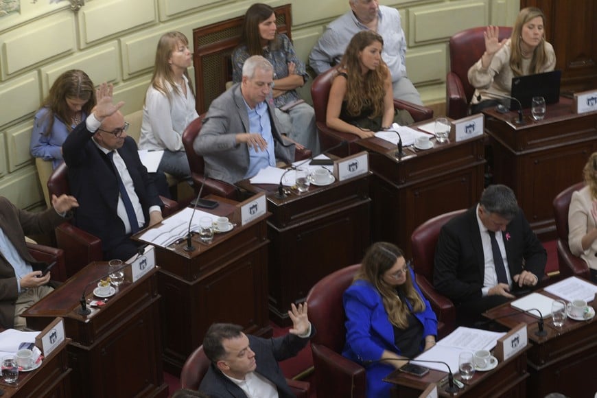 El bloque de Unidos pidió más plazo para debatir las Herramientas para la seguridad pública. Foto: Manuel Fabatia