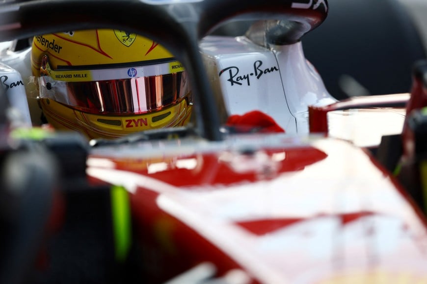Formula One F1 - Mexico City Grand Prix - Autodromo Hermanos Rodriguez, Mexico City, Mexico - October 30, 2026
Ferrari's Lewis Hamilton in action during practice REUTERS/Daniel Becerril