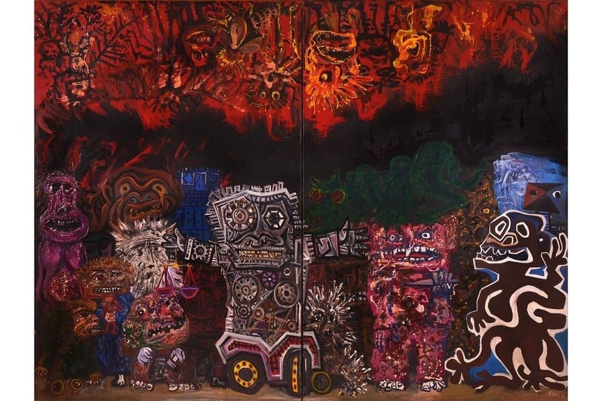 "Pesadilla de los injustos". Foto: Museo Nacional de Bellas Artes