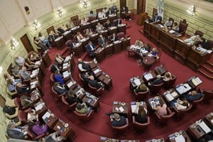 El bloque de Unidos pidió más plazo para debatir las Herramientas para la seguridad pública. Foto: Manuel Fabatia