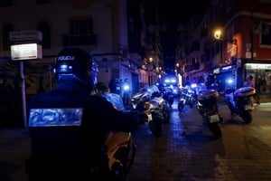 Operativo policial de prevención este viernes en Palma de Mallorca. Reuters.