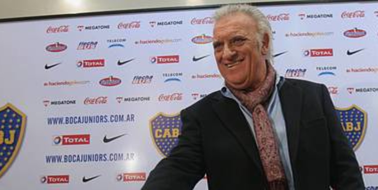 El "Coco" Basile fue presentado como técnico de Boca