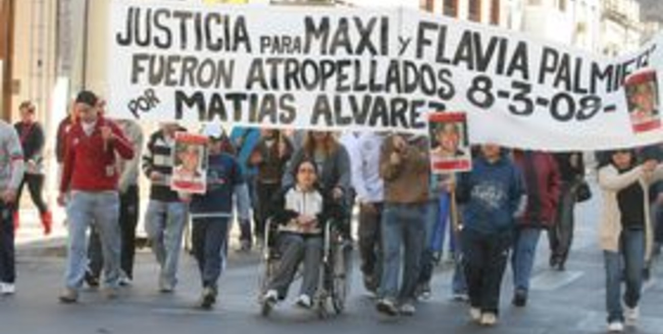 La familia de Maxi Palmieri reclamó justicia en Tribunales