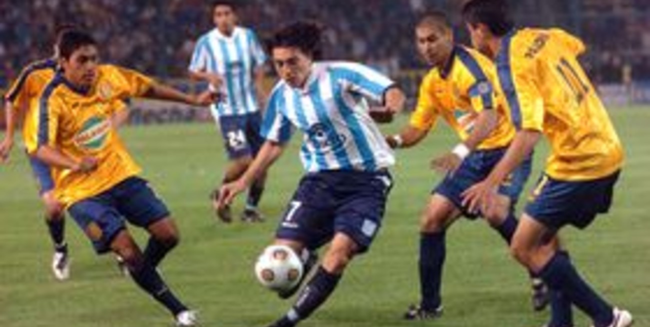 Central le ganó a Racing en un partido de seis puntos