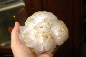 Lluvia con granizo causó destrozos en Esperanza