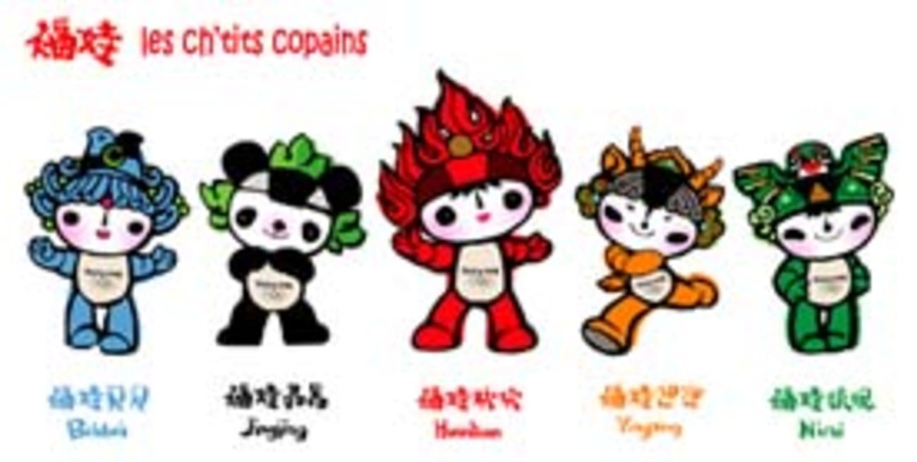 Los chinos culpan a las "mascotas" olímpicas por los desastres