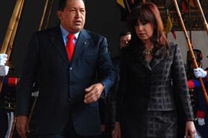 Chávez advirtió sobre "vientos de guerra" en la región