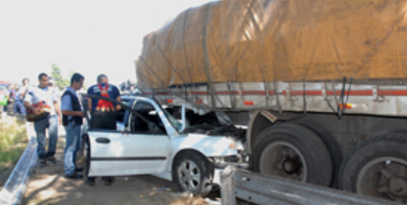 Grave accidente de tránsito