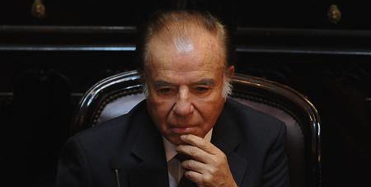 Confirmaron el llamado a indagatoria contra Menem, quien vuelve a estar procesado en la causa