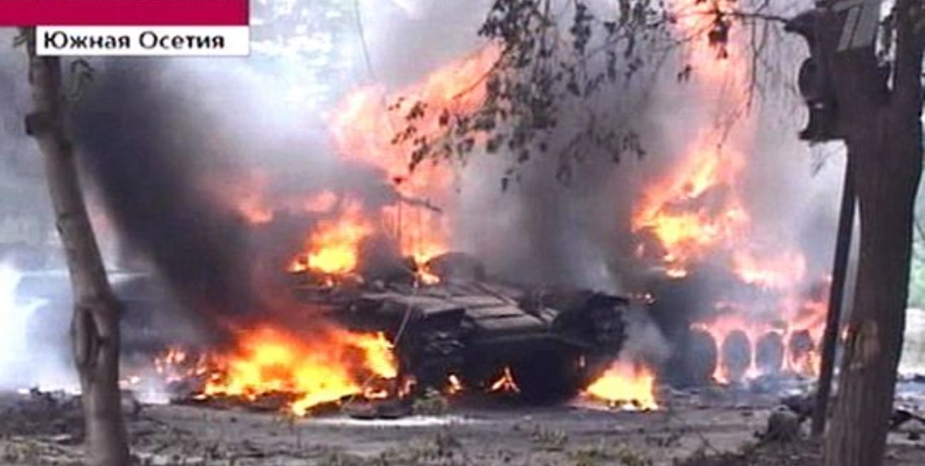 Georgia y Rusia entraron en guerra por Osetia del Sur