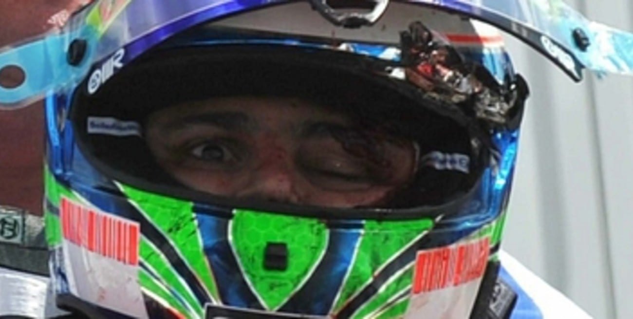 Un objeto impactó en la cabeza del piloto Felipe Massa y le provocó conmoción cerebral