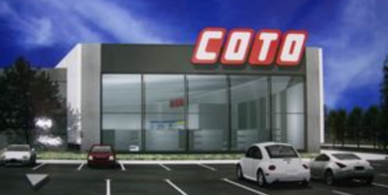 Coto comenzó a construir un supermercado en el puerto