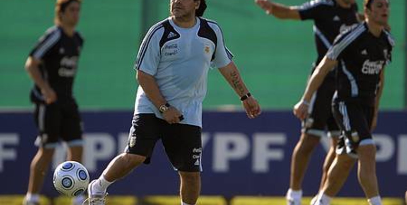 Se perfila el equipo de Diego para enfrentar a Venezuela