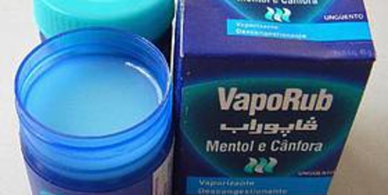 Aplicar Vick Vaporub a menores de dos años tiene "graves efectos"