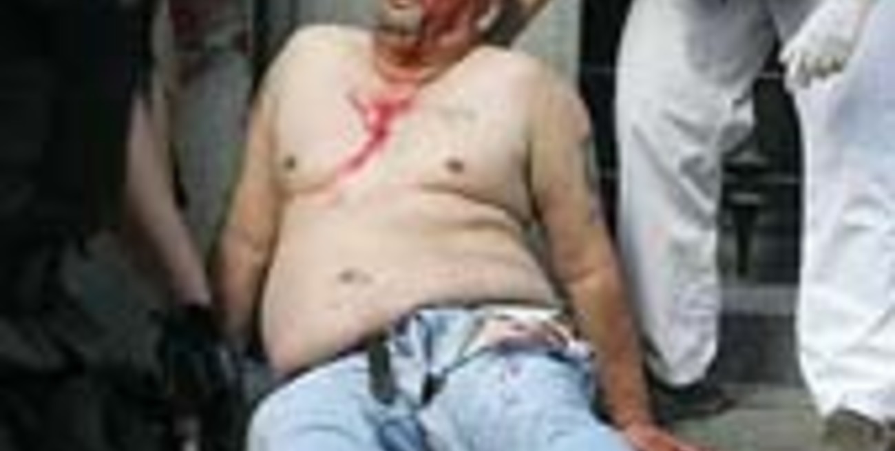 20 heridos en violenta manifestación