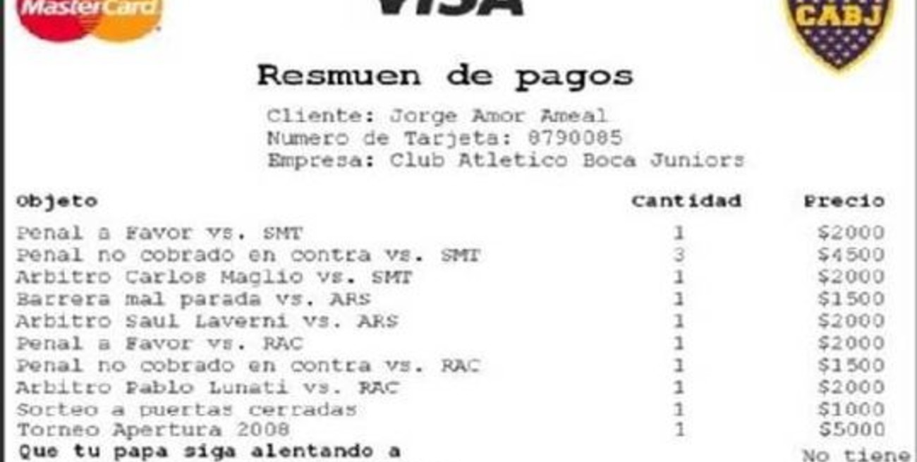 La respuesta a los afiches de Boca