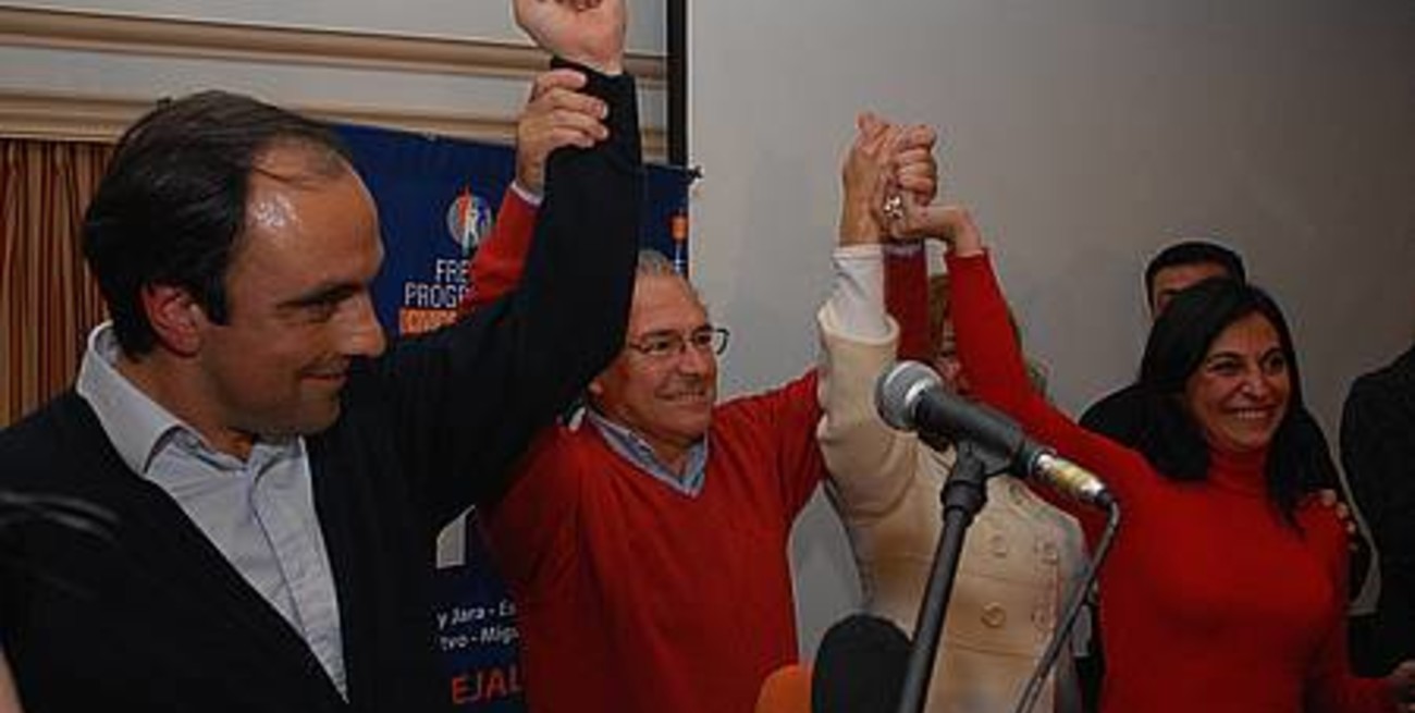 Festejos en el búnker del FPCyS