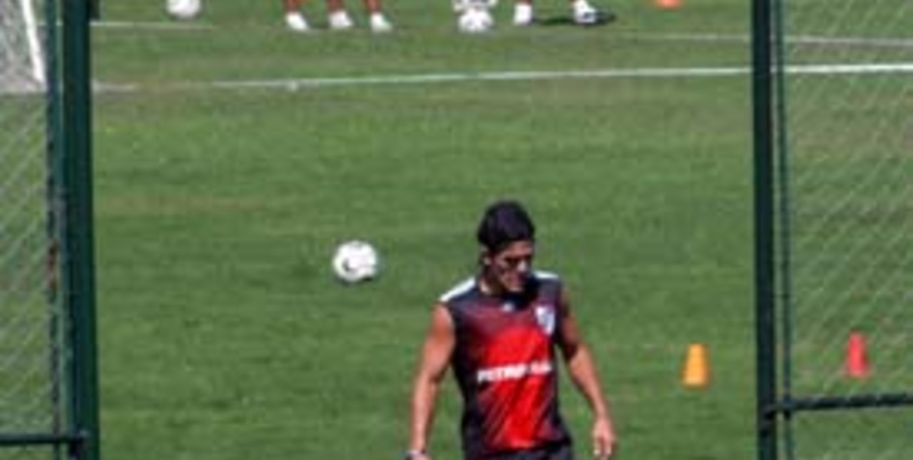 Orteguita volvió a entrenar en River 