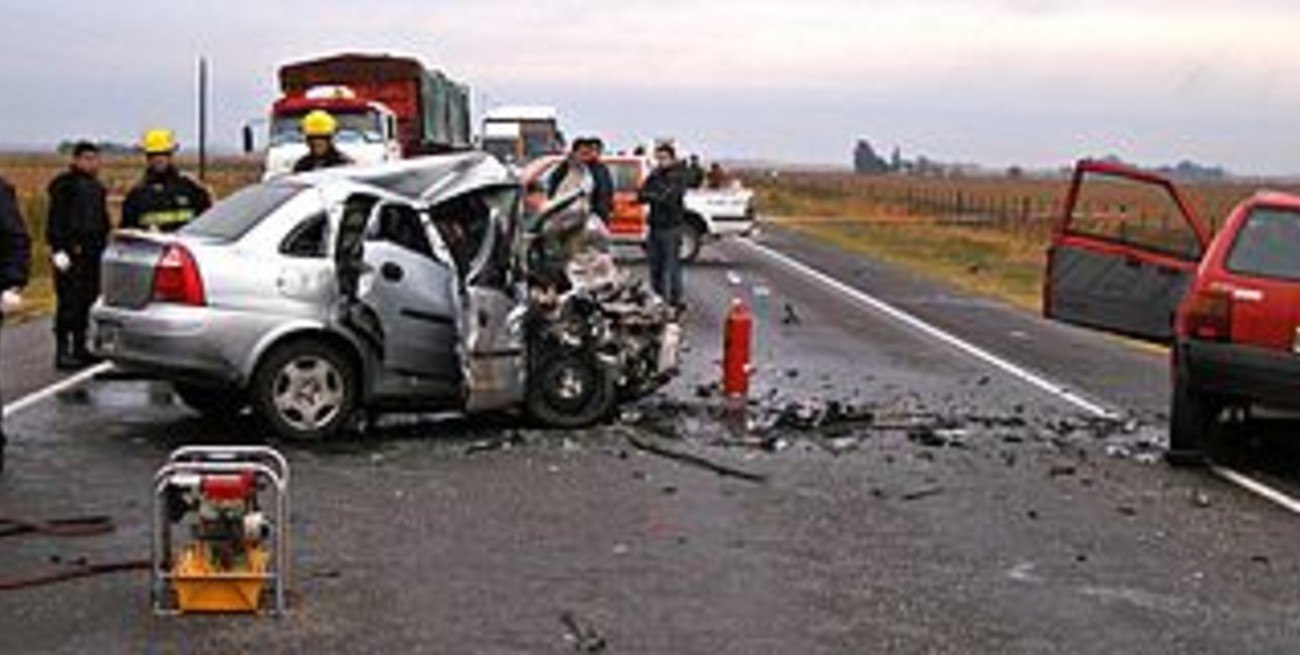 Fatal accidente en Cañada de Gómez