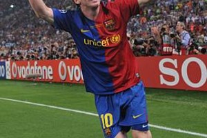 Messi se consagró goleador de la Champions