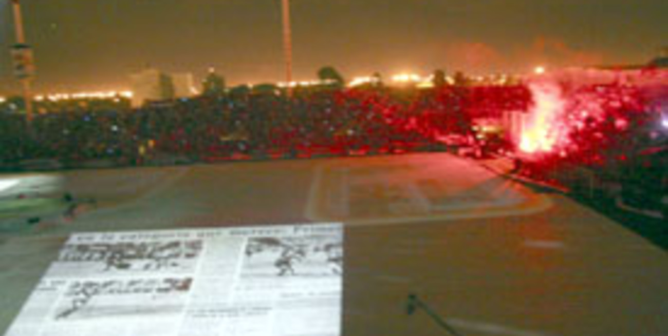 Impresionante proyección sobre el terreno