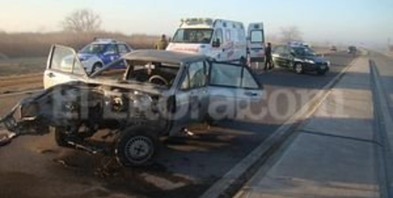 Cinco heridos en un accidente sobre la ruta 11