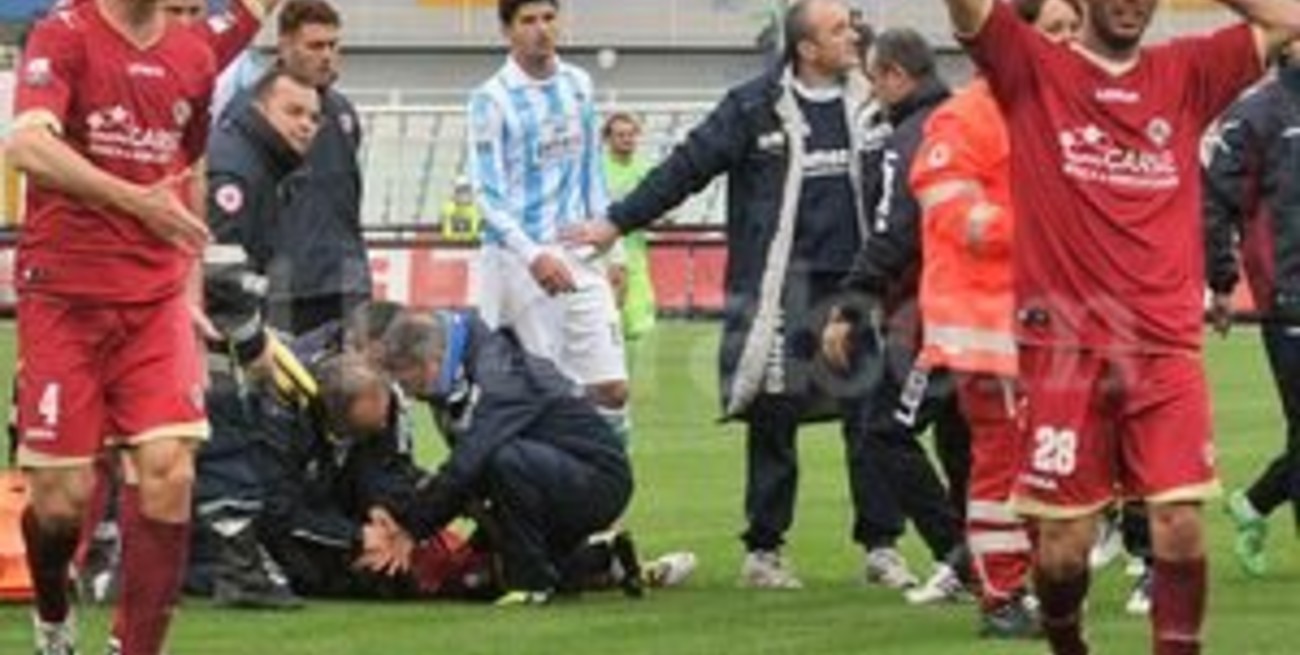 Falleció un jugador durante un partido