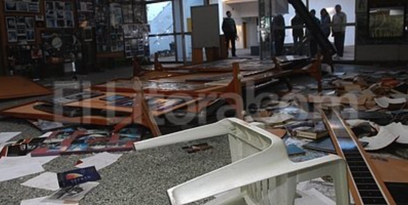 Identificaron a uno de los autores de los destrozos del Code