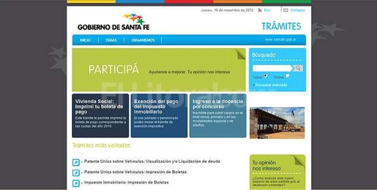 El gobierno presentó el nuevo portal para trámites por internet 