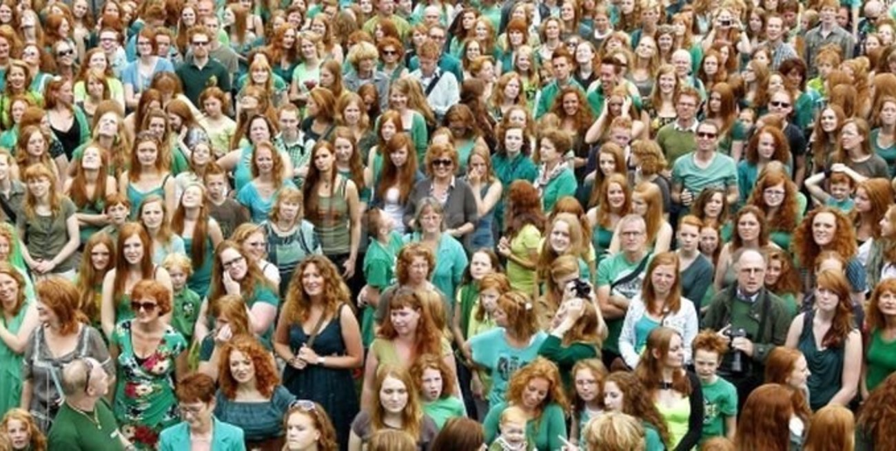 En Holanda miles de pelirrojos celebraron su día