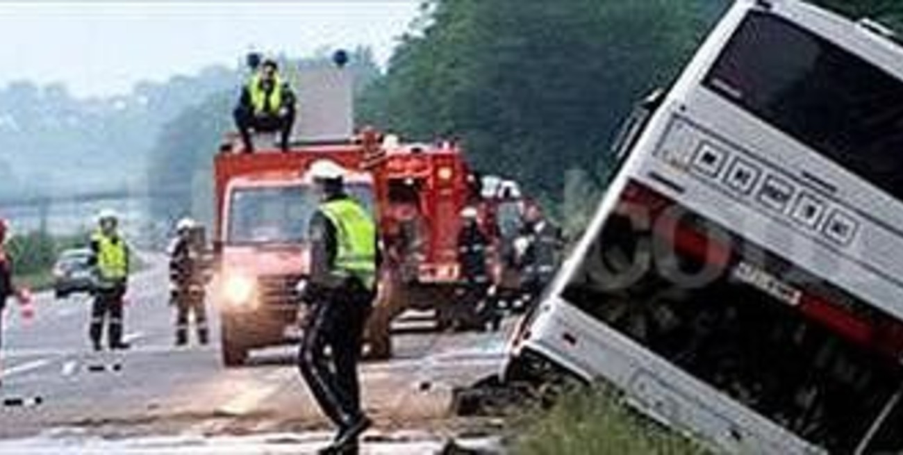 Dos muertos en la autopista Rosario-Buenos Aires