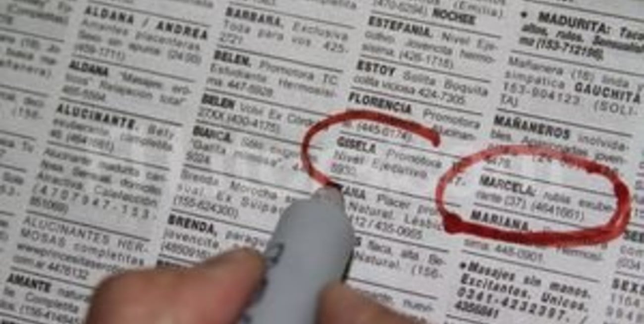 El debate por los avisos sexuales en la prensa